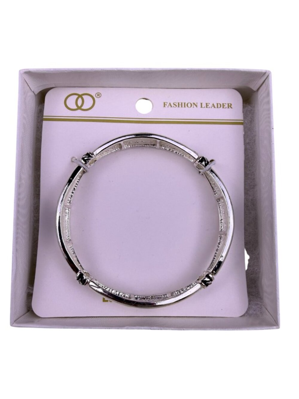 Fashion Leader Womens Silver Tone Equestrian Horse Bangle Bracelet - Picture 4 of 5